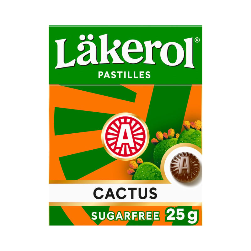 Läkerol pastilles - cactus - 25 gram