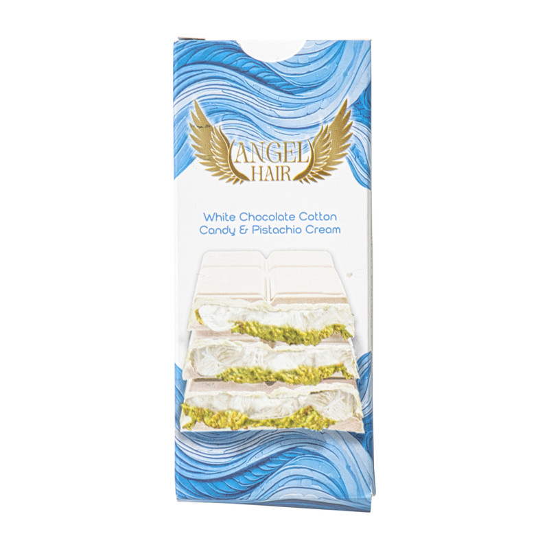 Chocolade reep  angel hair - wit - 100 gram