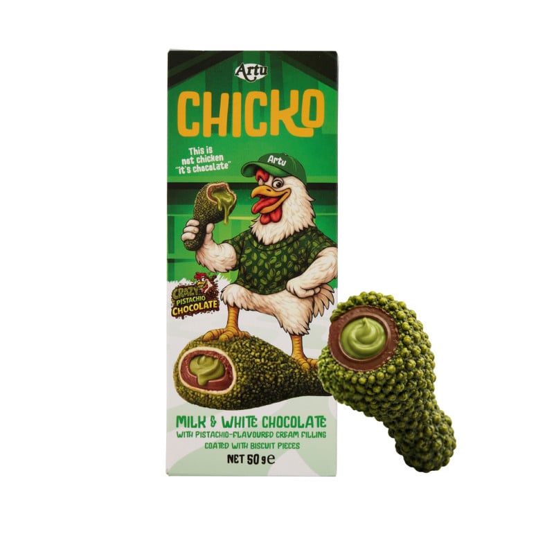 Chicko crunchy crispy chicken - pistachio - 50 gram 