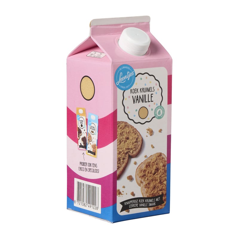Leentjes koek kruimels vanille - 200 gram