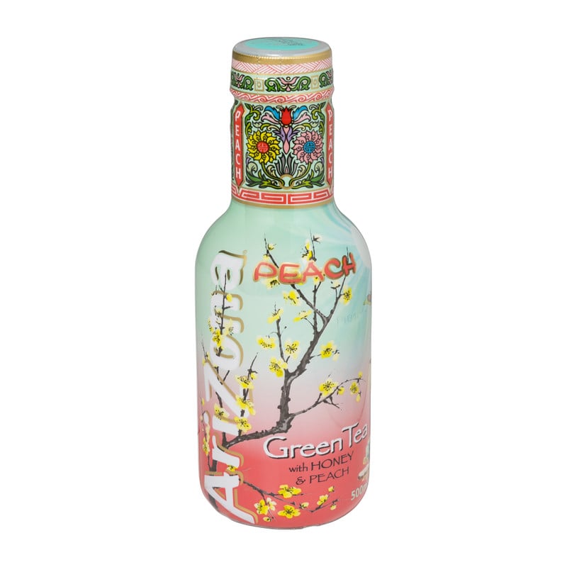Green tea arizona - perzik - 0.5 liter