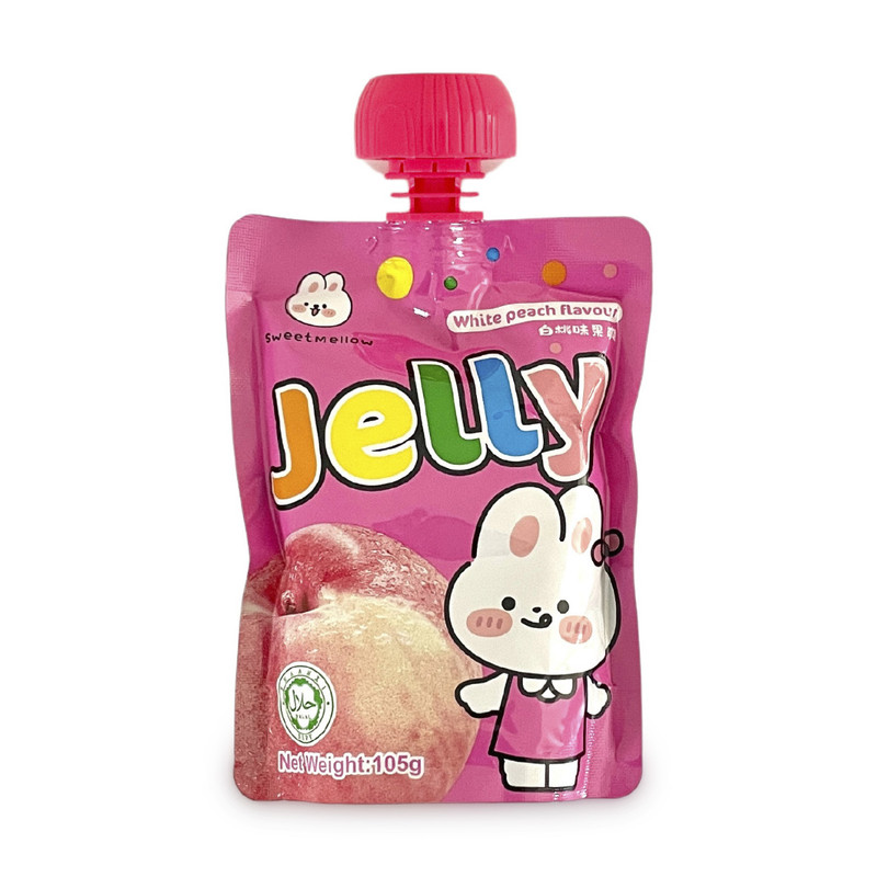 Jelly white peach - 105 gram