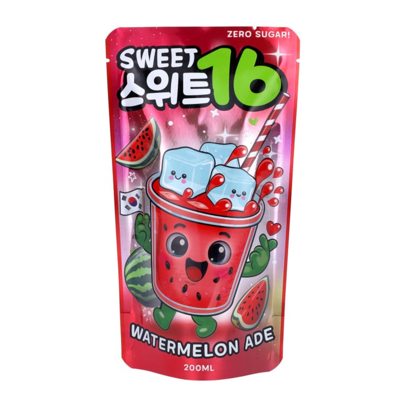 Sweet16 watermelon pouch drink ADE - 200 ml