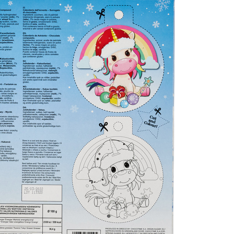 Adventskalender - unicorn