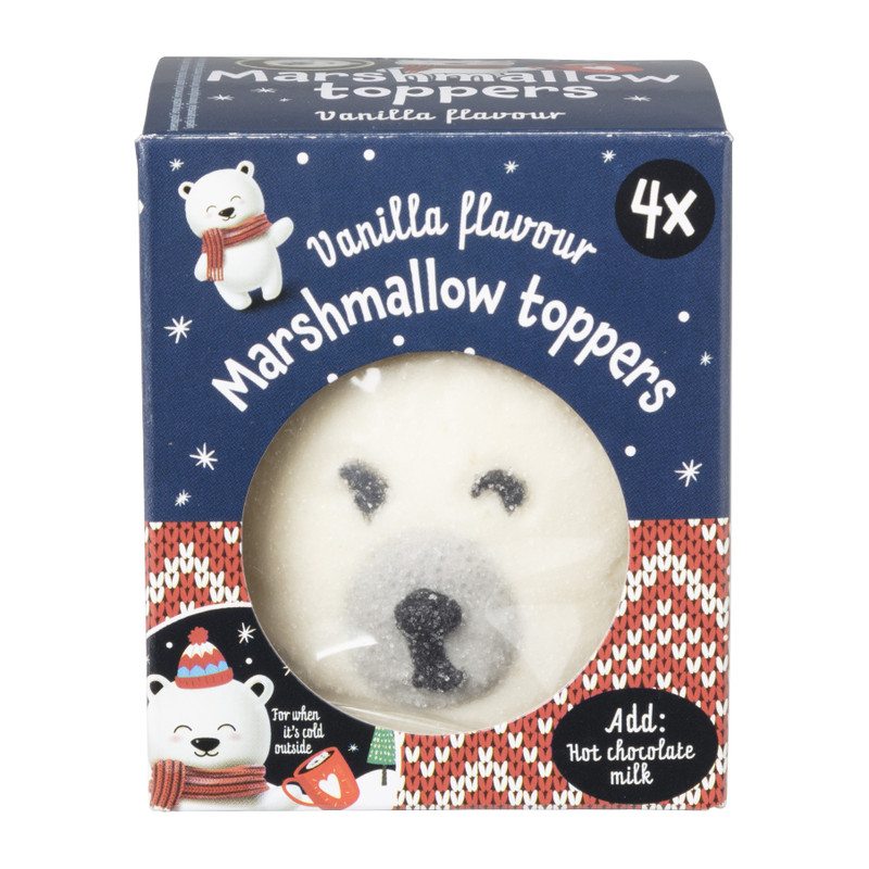 Marshmallow toppers - diverse varianten - 4 stuks
