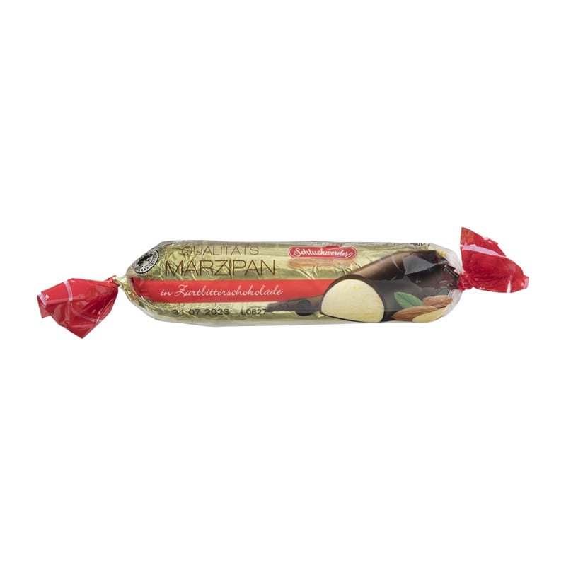 Marsepein in donkere chocolade - 100 gram 