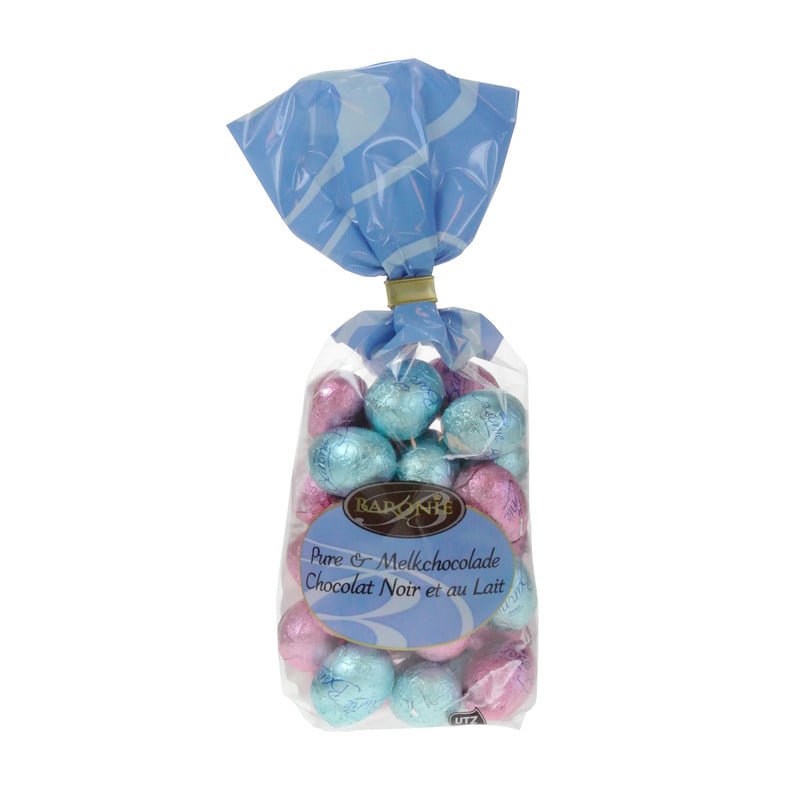 Baronie chocolade paaseitjes - puur/melk - 200 gram 