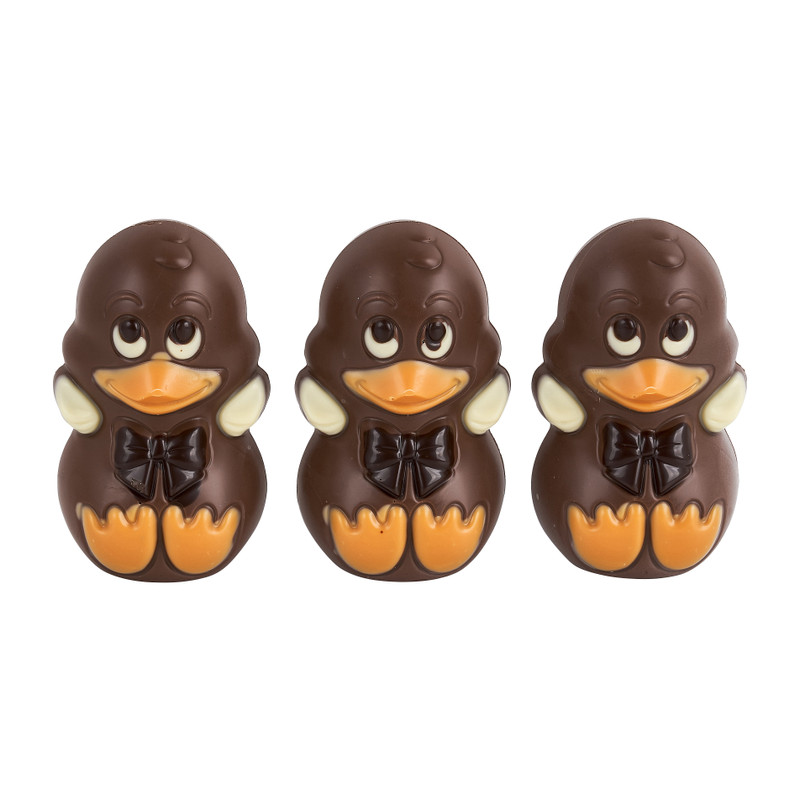 Chocolade eenden - set van 3 - 165 gram