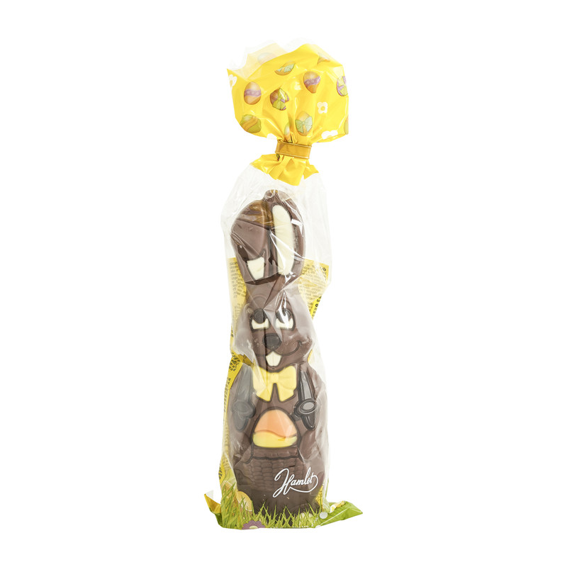 Chocolade paashaas - gekleurd -  125 g