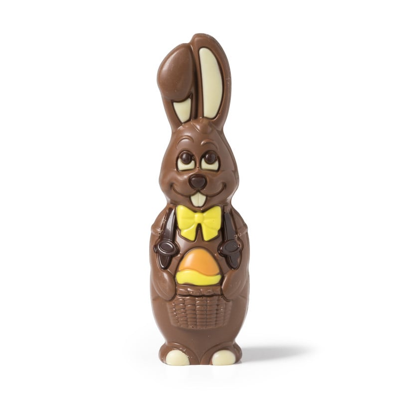 Chocolade paashaas - gekleurd -  125 g