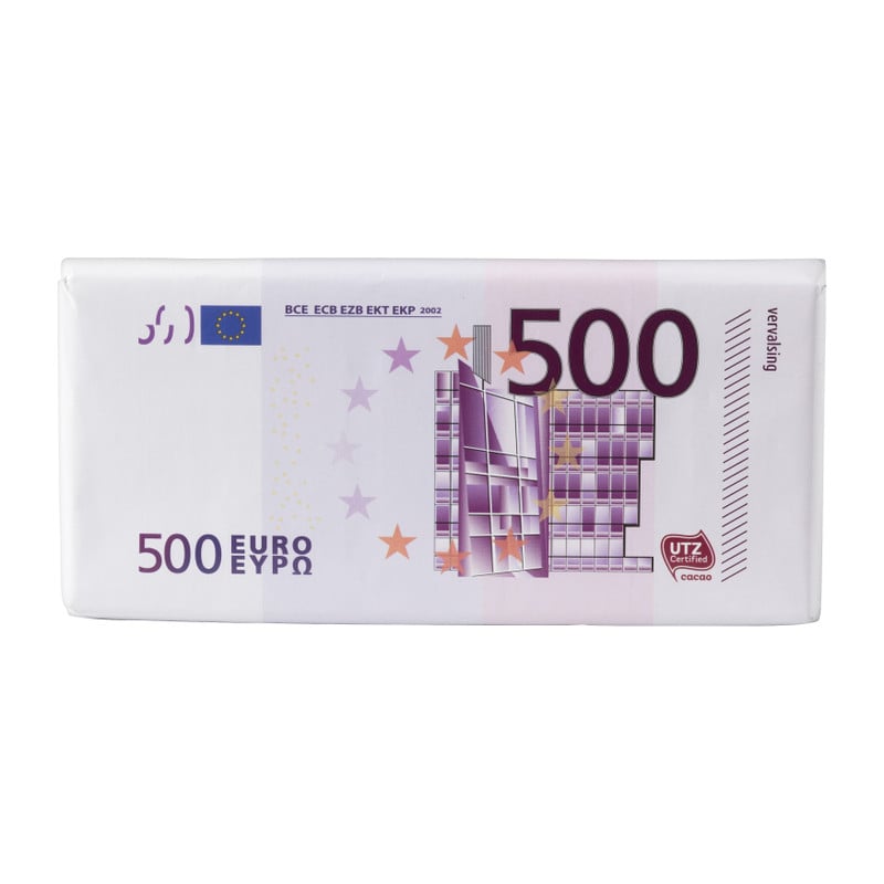 Eurobiljet melkchocolade - 100 gram