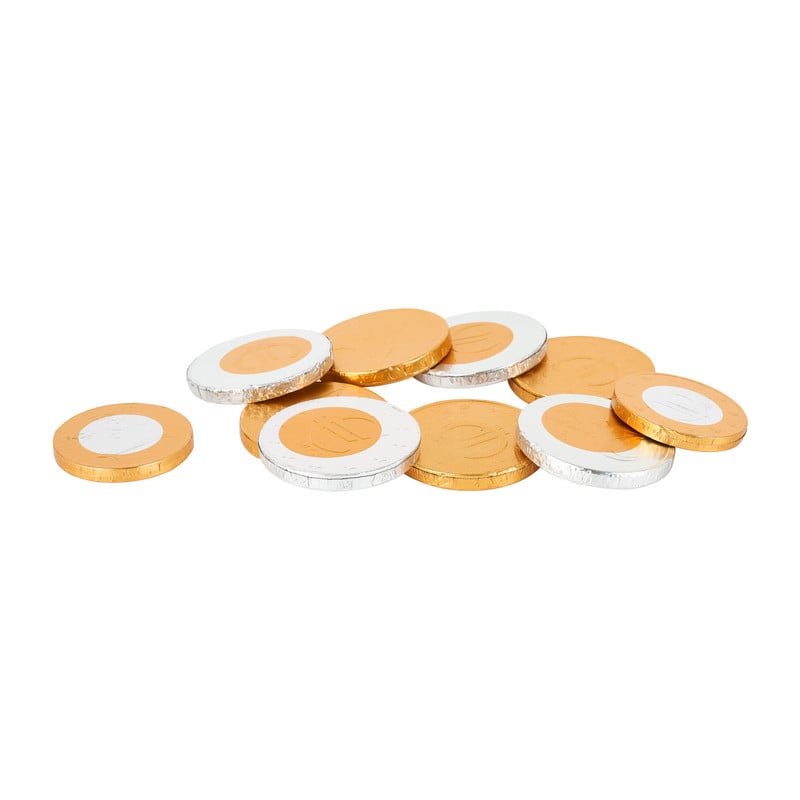 Chocolade munten in netje - 100 gram