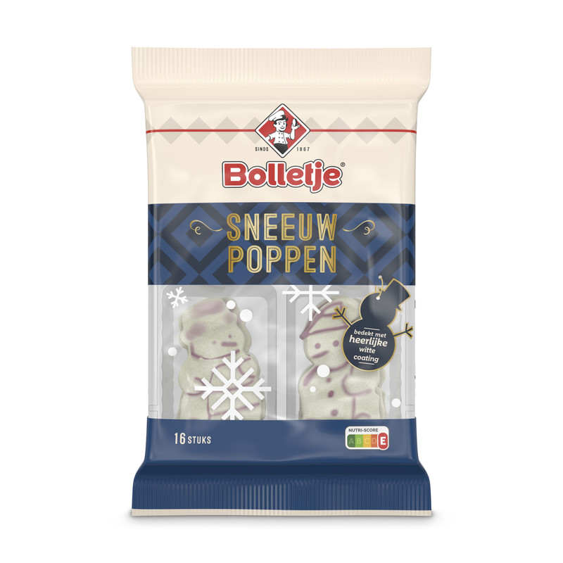 Bolletje - sneeuwpopkoekjes