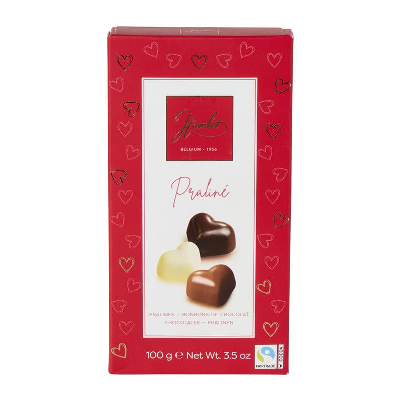 Praline hartjes Lindt - 55 gram