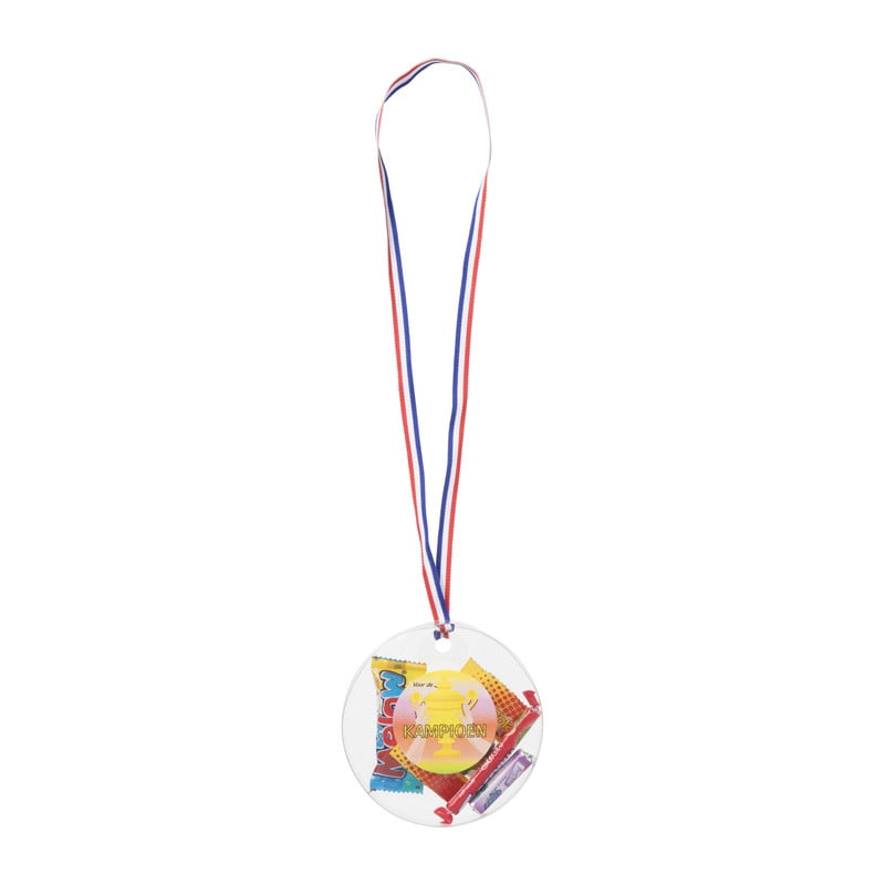 Medaille met snoep - 45 gram