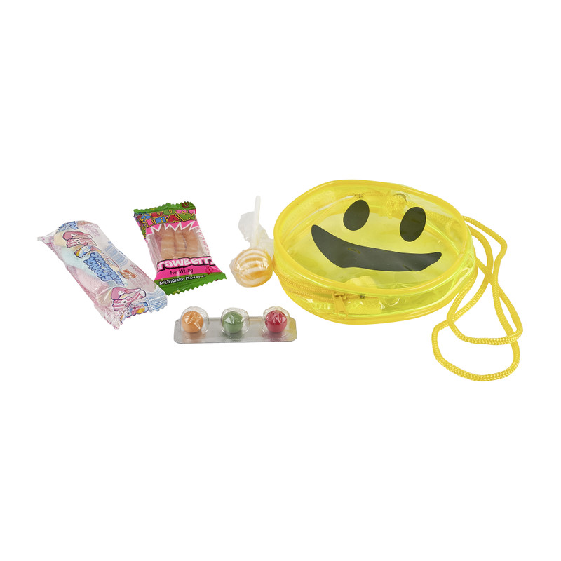 Smiley tasje met snoep - 22 gram