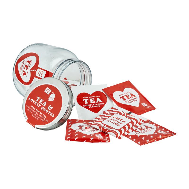 Liefdes thee met quotes - 16 g 