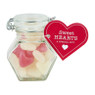 Weckpot mini love met snoepjes – 90 g