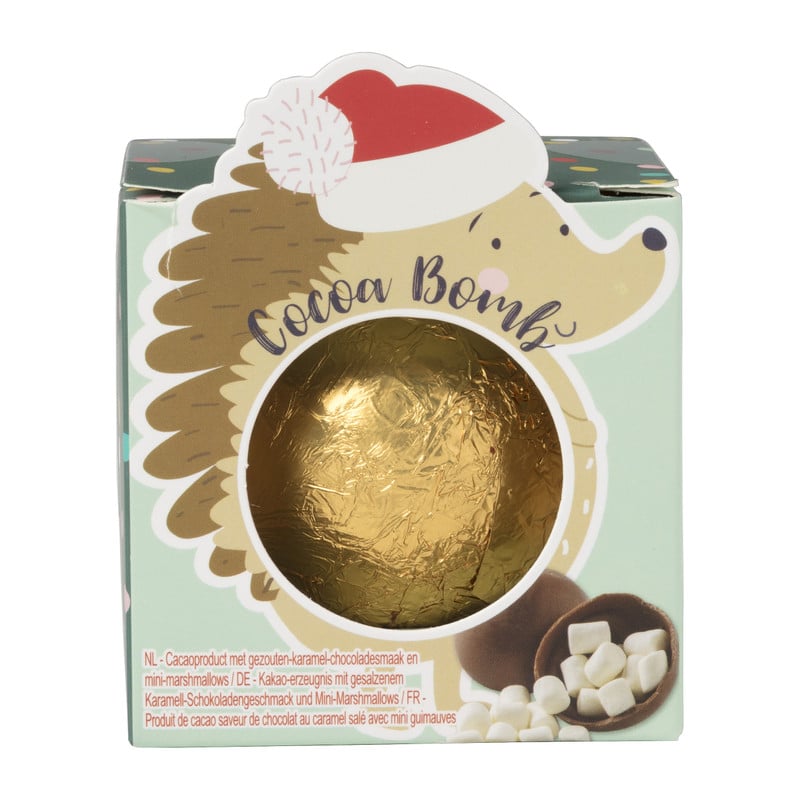 Holiday cocoa bomb - hot chocolate