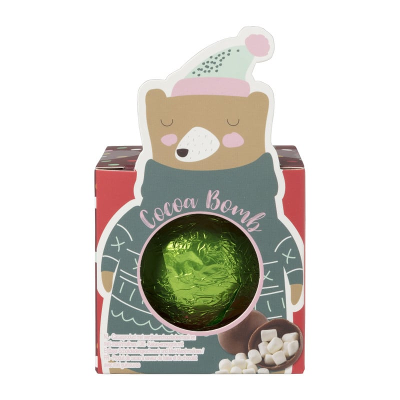 Holiday cocoa bomb - hot chocolate