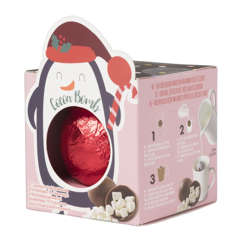 Holiday cocoa bomb - hot chocolate
