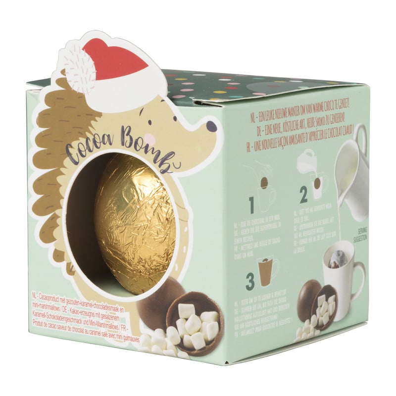 Holiday cocoa bomb - hot chocolate
