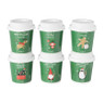 Mini cup cocoa mix - set van 6