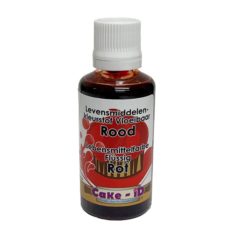 Vloeibare kleurstof - rood - 50 ml