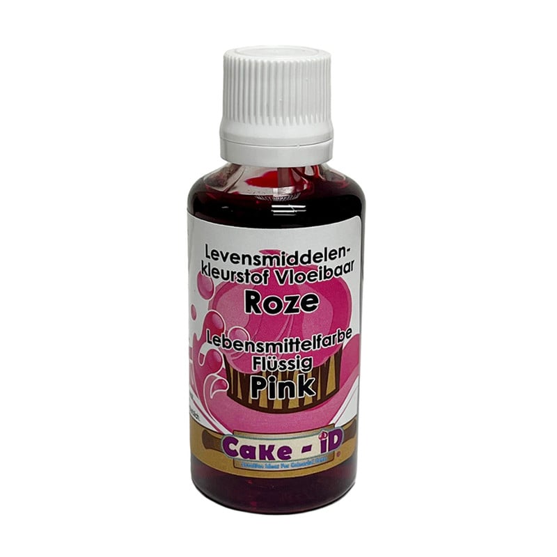 Vloeibare kleurstof - roze - 50 ml