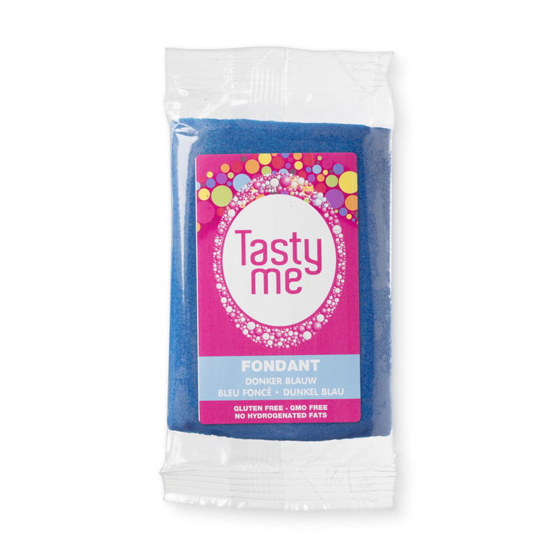 Tasty Me rolfondant - donkerblauw - 200 gram