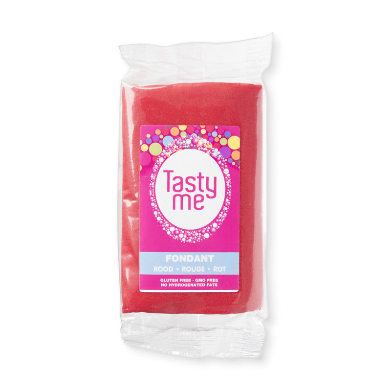 Tasty Me rolfondant - rood - 200 gram