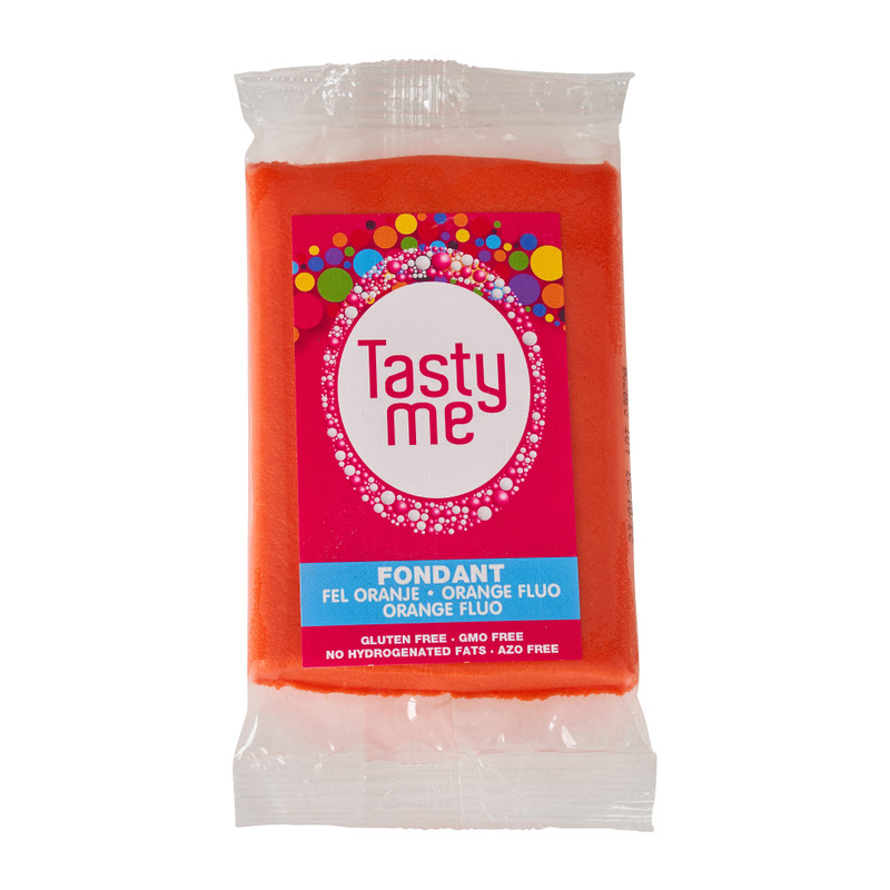 Tasty Me rolfondant - oranje - 200 gram