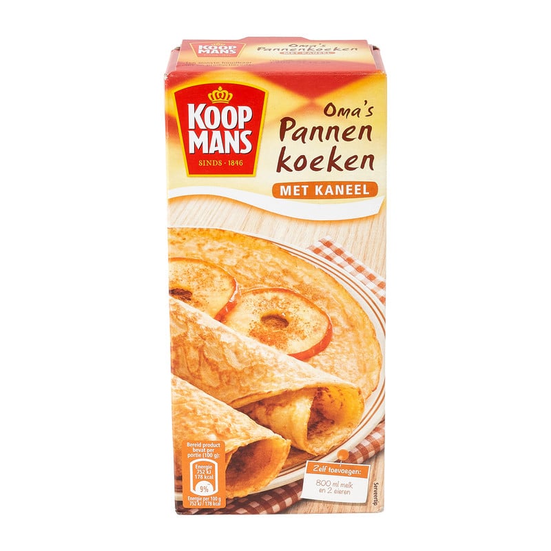 Koopmans pannenkoekenmix – kaneel – 400 g 