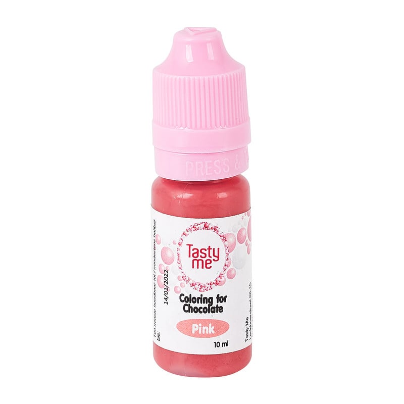 Tasty Me chocolade kleurstof - roze - 10 ml