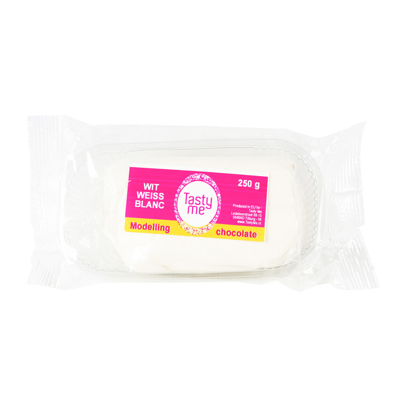 Tasty Me modelleer chocolade - wit - 250 g