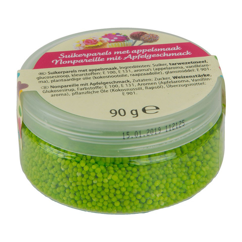 Suikerparels - appel - 90 gram