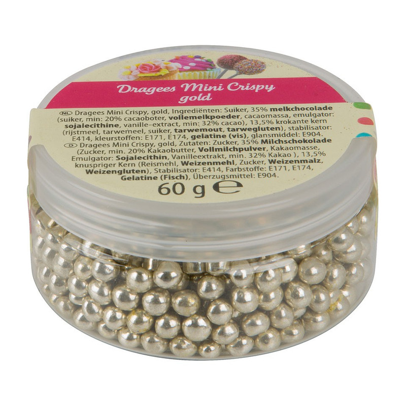 Crispy goudparels - 60 gram