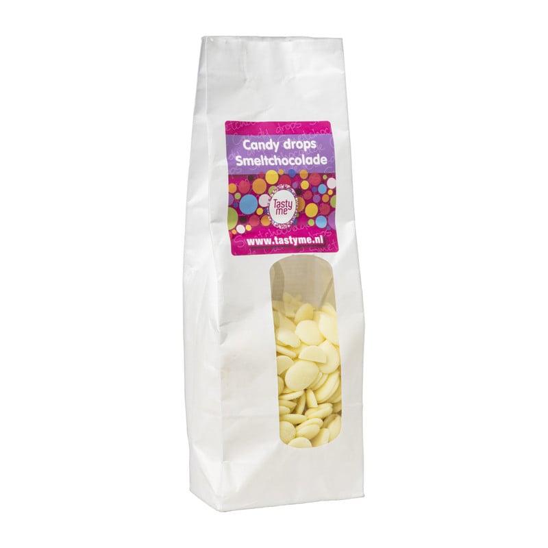 Tasty Me candy drops - wit - 300 gram