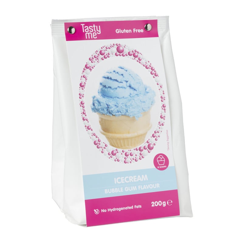 Tasty Me ijsmix - bubble gum - 200 g