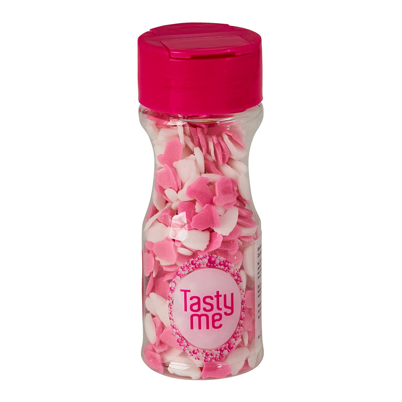 Tasty me romper/voetjes mix - roze/wit - 45 g 