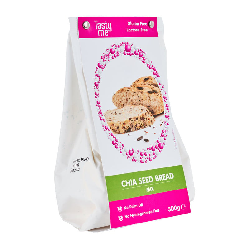 Chia brood - glutenvrij en lactosevrij - 300 g 