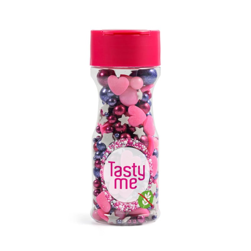 Tasty Me sprinkles - sweetheart - 65 gram