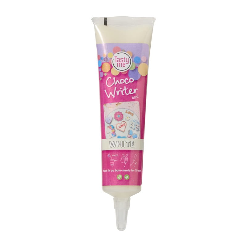 Tasty Me choco schrijftube - wit - 31 gram 