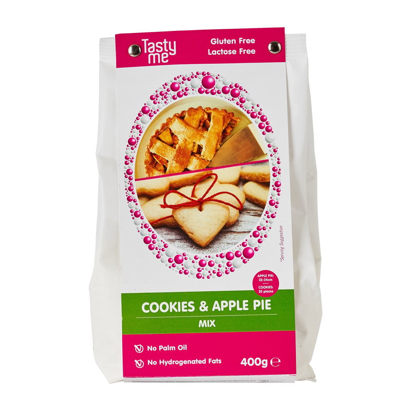 Tasty Me bakmix - cookies & apple pie - 400 gram