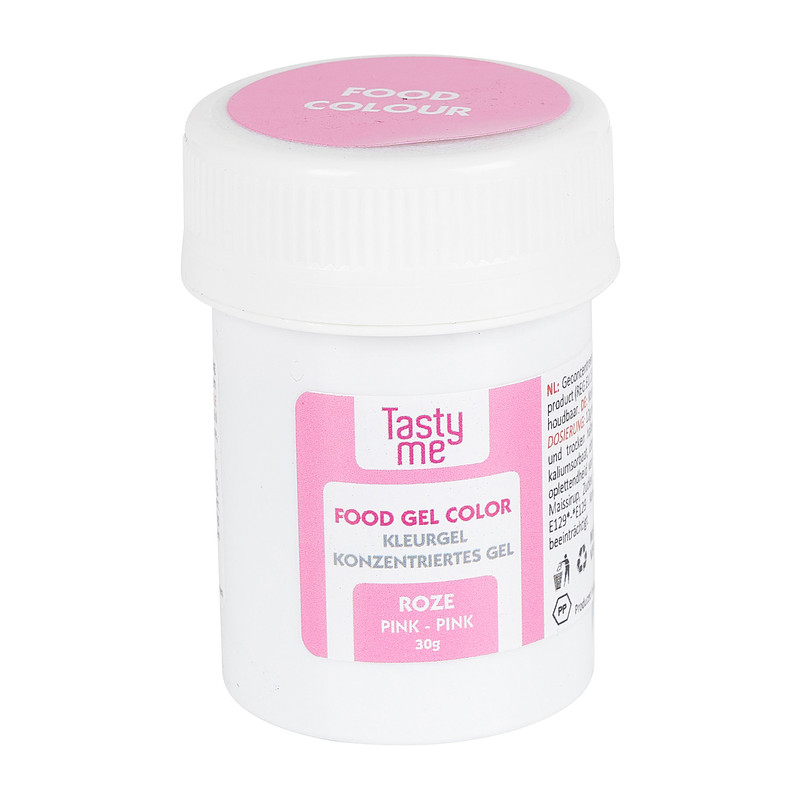Tasty Me kleurgel - roze - 30 gram