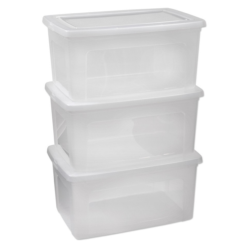 Iris clearbox - 50 liter - set van 3