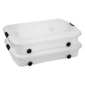 Iris clearbox onder-het-bed laag - 35 liter - set van 2