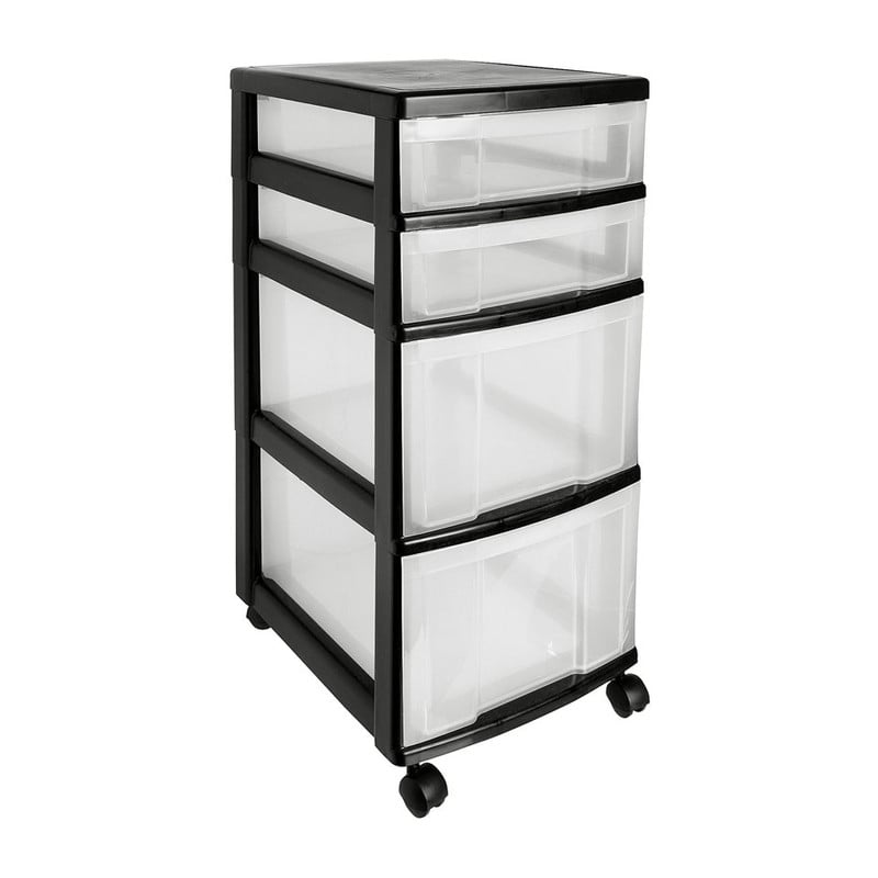 Ladekast XL - 2+2 lades - zwart