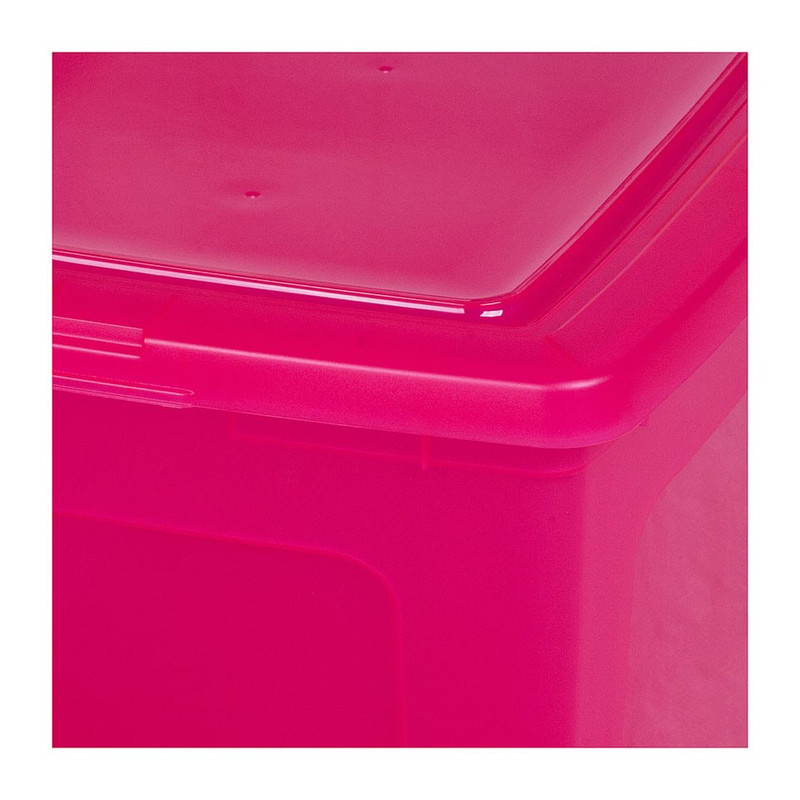 Iris clearbox - 50 liter - roze - set van 2