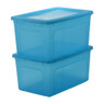 Iris clearbox - 50 liter - blauw - set van 2